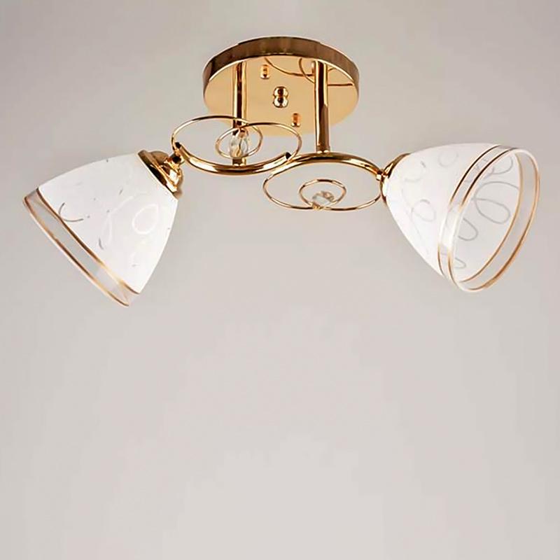 Стельова люстра Light House SH-18162/2 480х150х230 мм E27 Золотий Стельова люстра Light House SH-18162/2 480х150х230 мм E27 Золотий