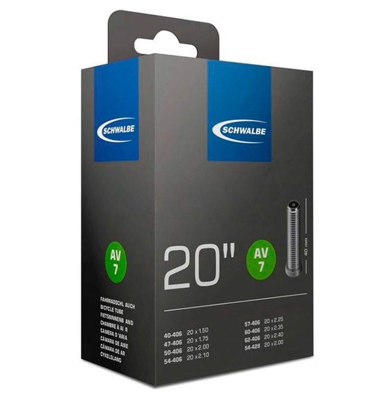 Камера для велосипеда Schwalbe AV7 EK AGV 40 мм 20"/40/62x406 (TUB-D7-01)