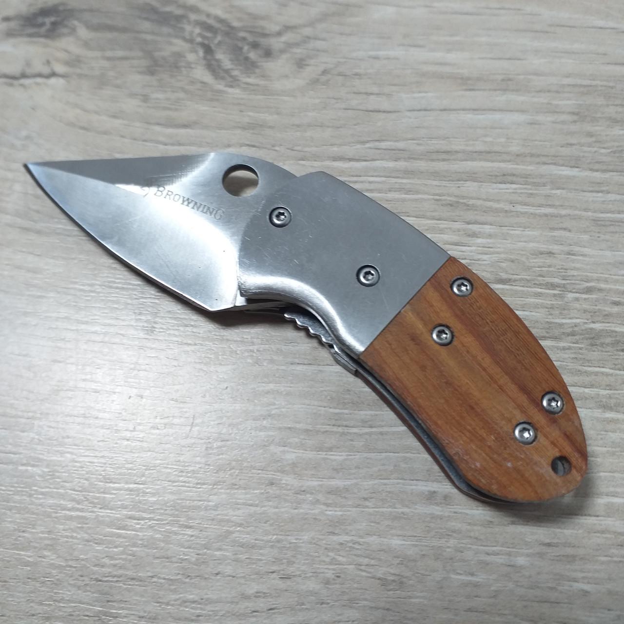 Ніж складаний міні туристичний Browning довжина леза 4,5 см (KG-12444)