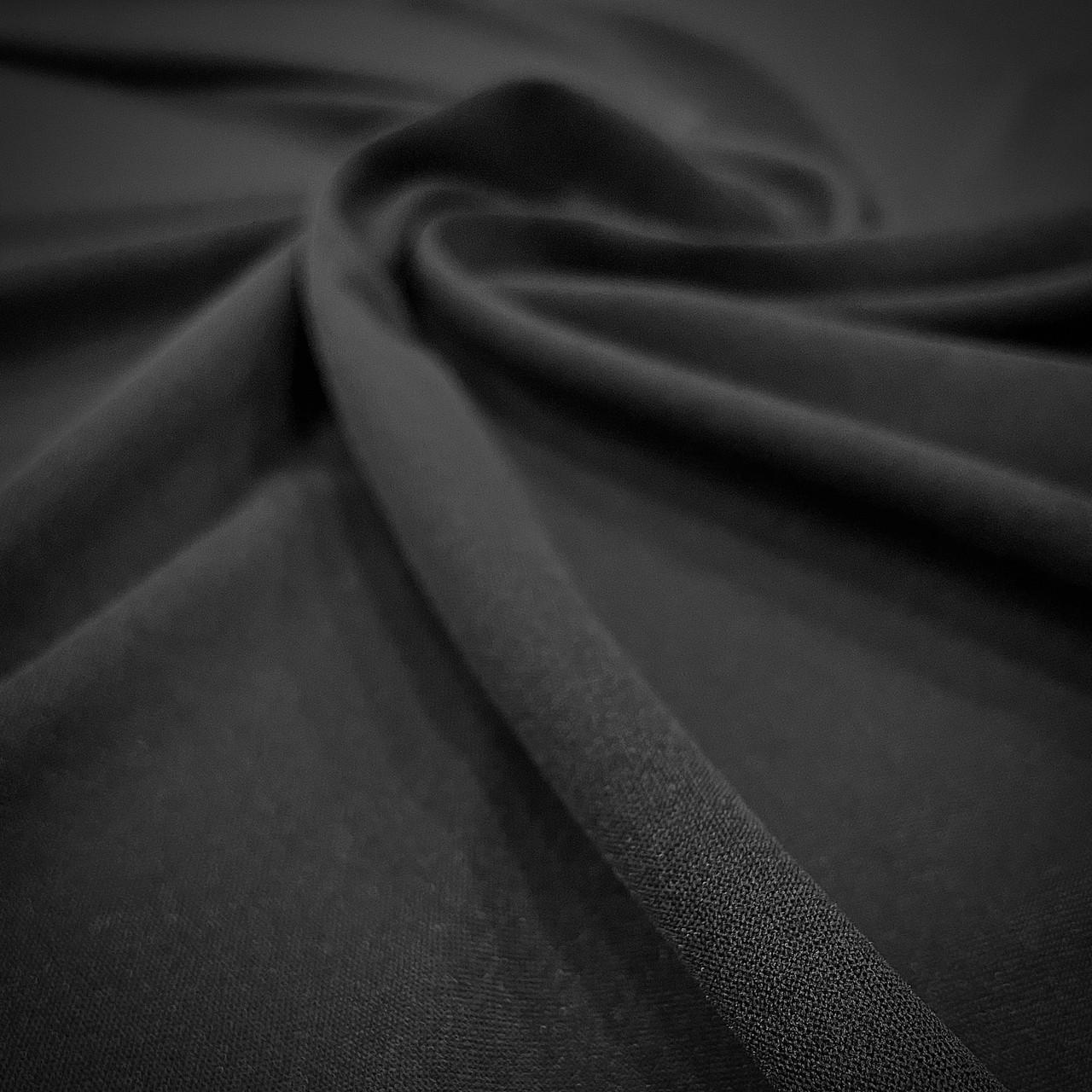 Ткань подкладочная стрейч дедерон Черный (24479063) - фото 3 Ткань подкладочная стрейч дедерон Черный (24479063) - фото 3
