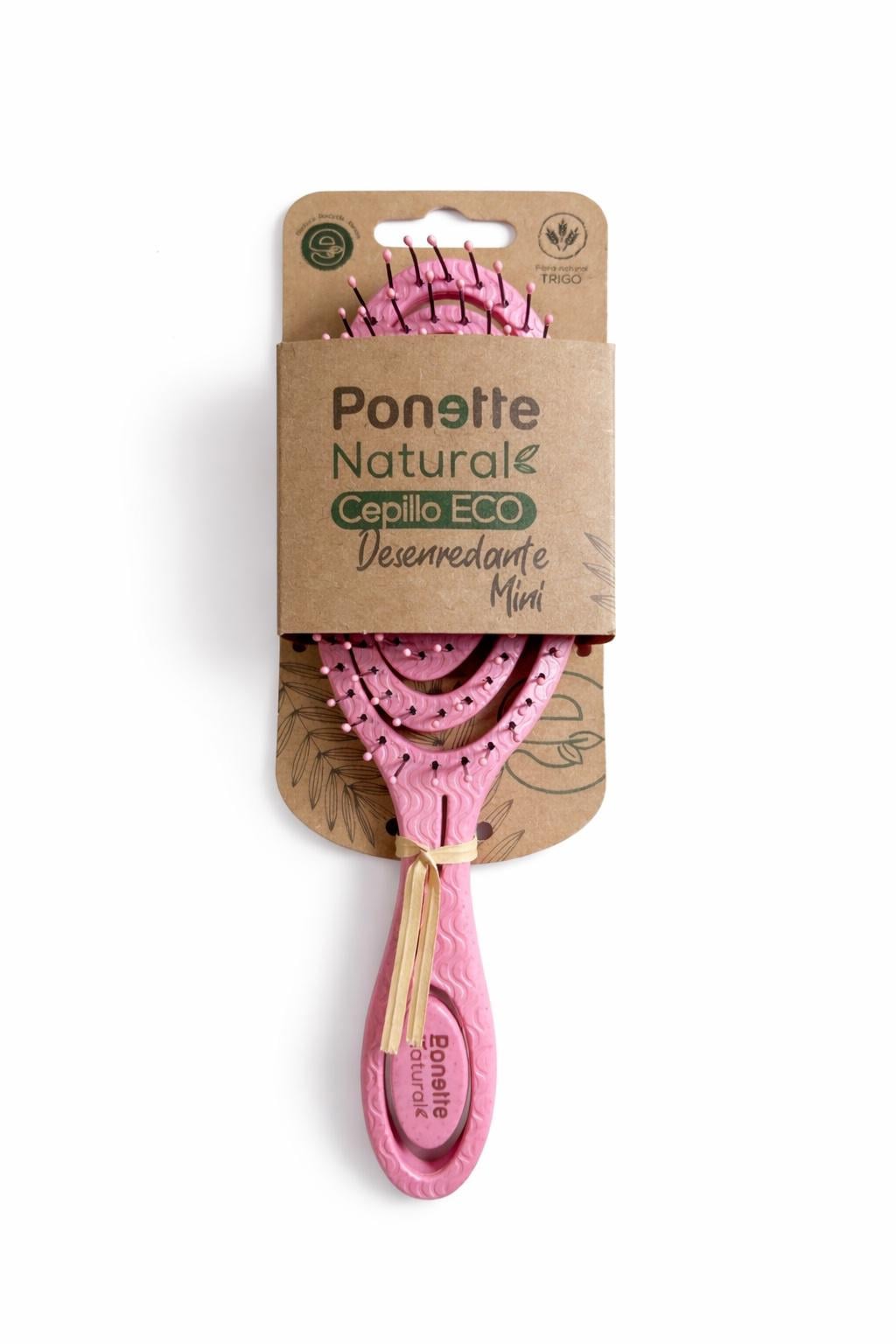 Щетка мини для волос Ponette Naturale Розовый