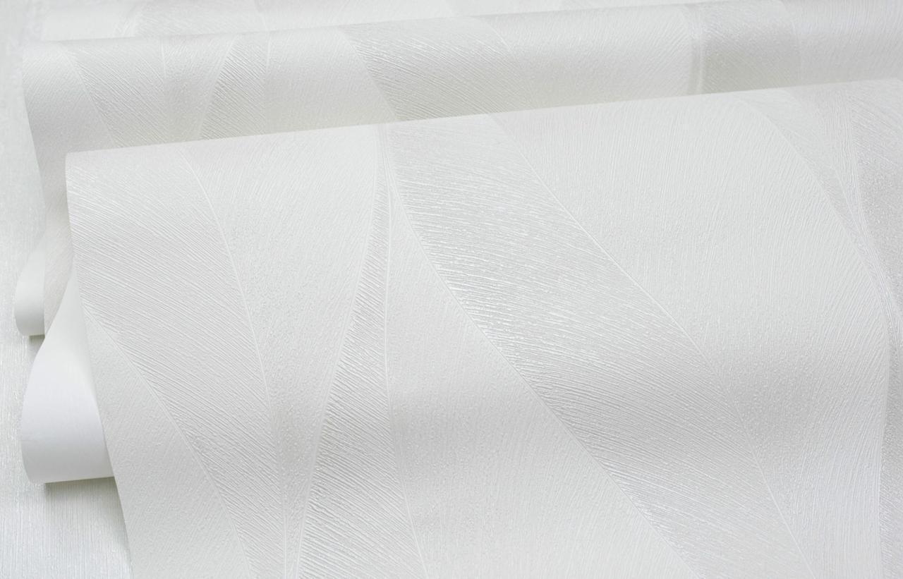 Шпалери флізелінові SINTRA Leaves 521045 декор вініл гарячого тиснення 1,06х10,05 м Сірий