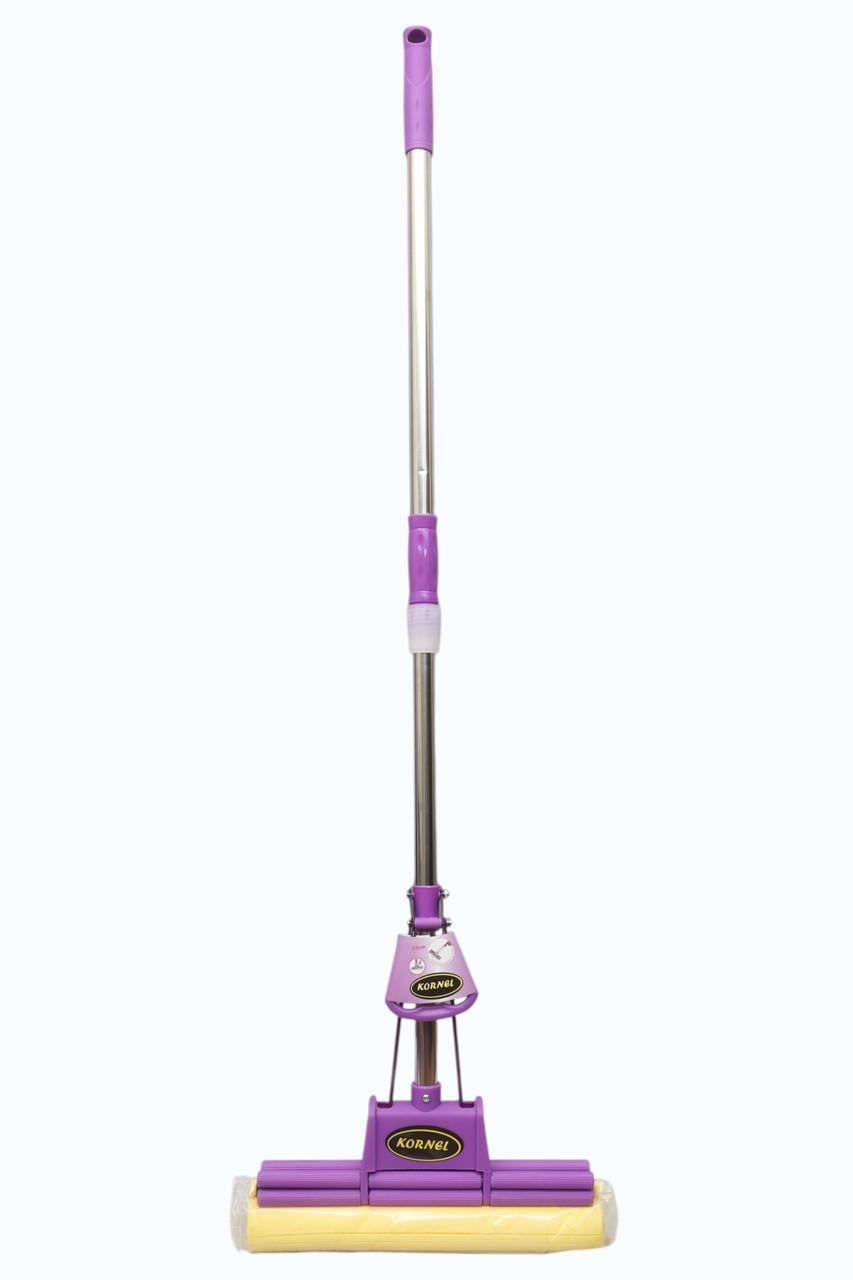 Швабра с двойным отжимом ручка-телескоп 33 см