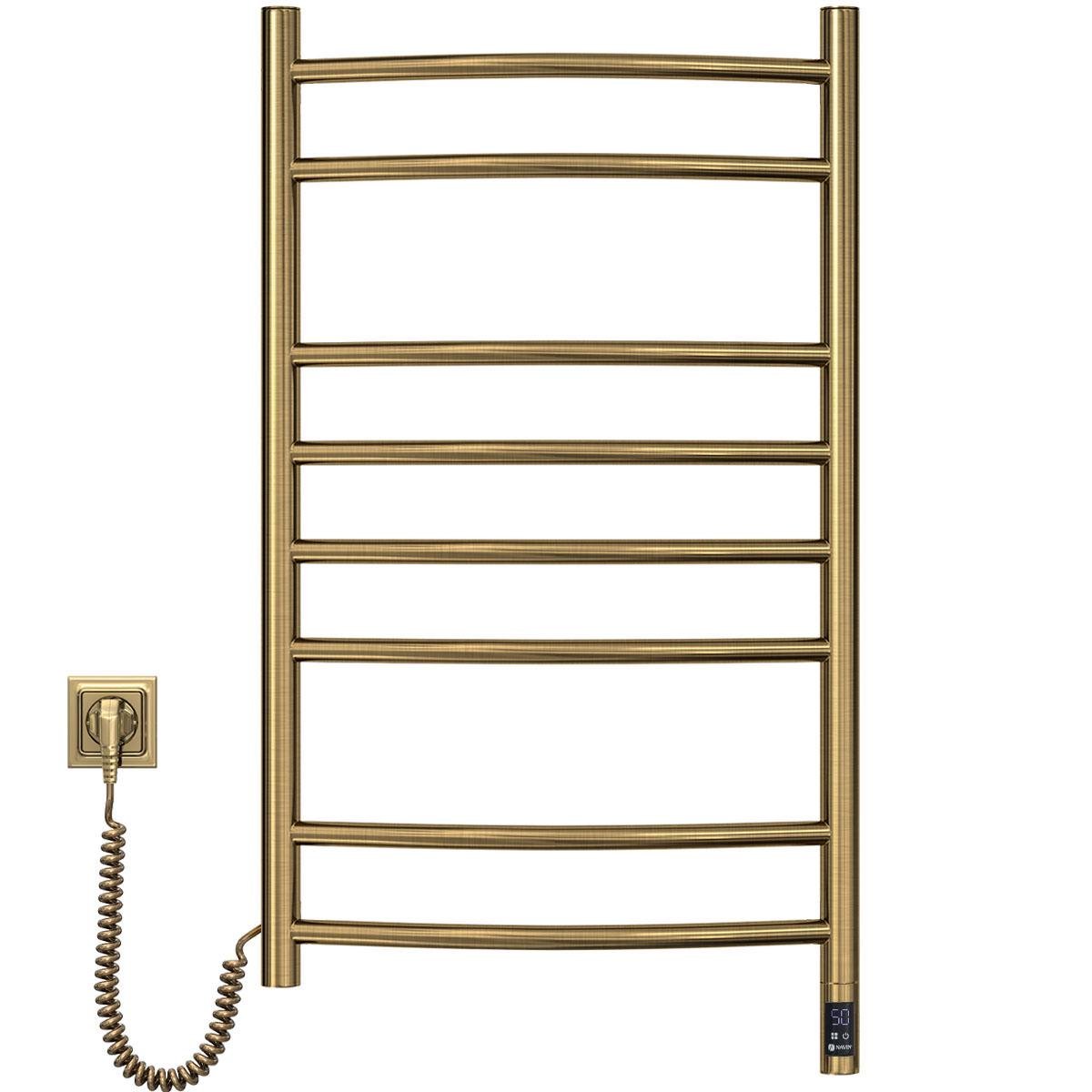 Рушникосушарка електрична NAVIN Камелія 480х800 Sensor ліва Бронзовий (S10-507133-4880)