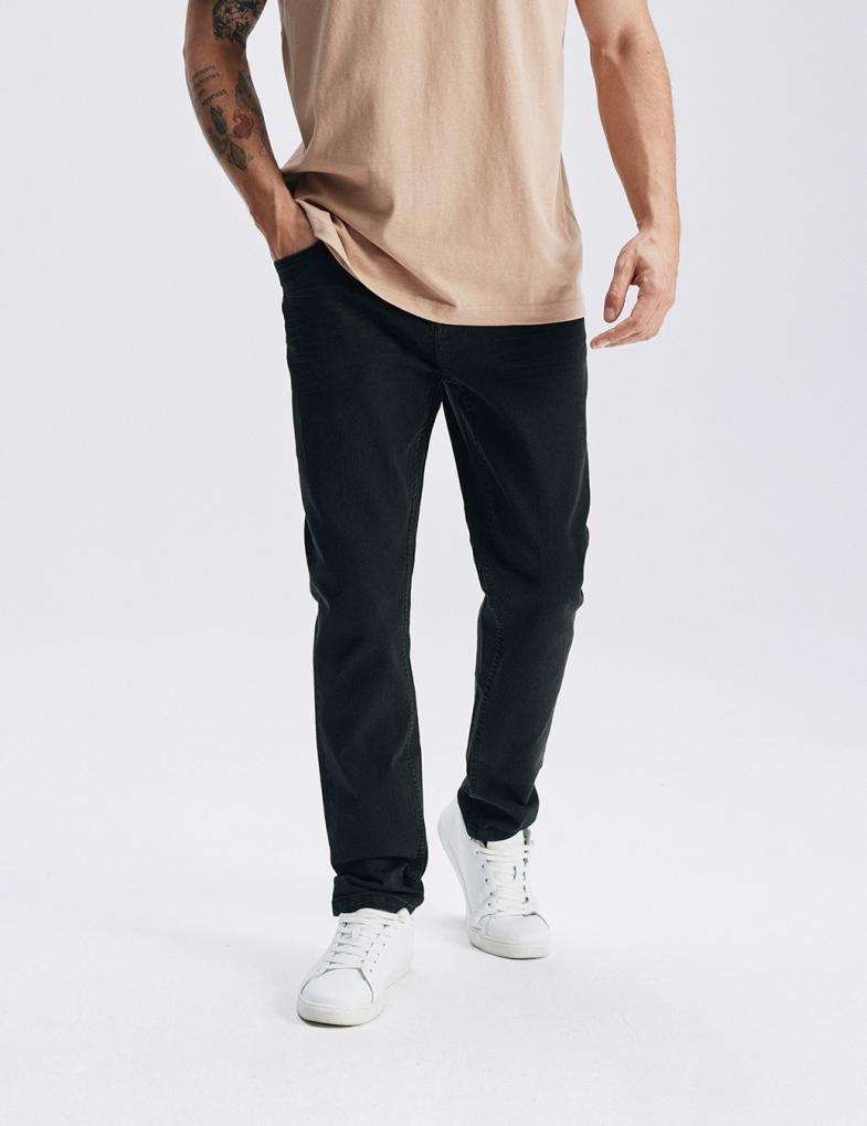 Джинси чоловічі Diverse BASE BLACKS р. 33/34 Чорний (5905384090546) - фото 2