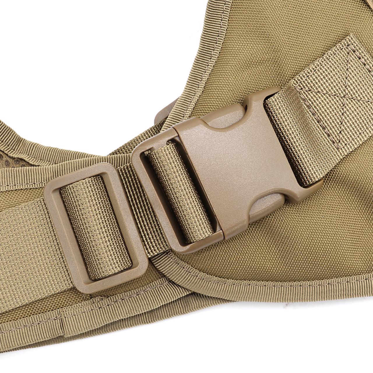 Шлея для собак Berry з ручкою L 64-100 см Коричневий (2290534038) - фото 7 Шлея для собак Berry з ручкою L 64-100 см Коричневий (2290534038) - фото 7