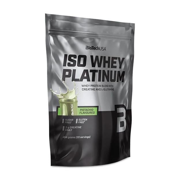 Ізолят сироватковий BioTech Iso Whey Platinum 454 г Фісташка