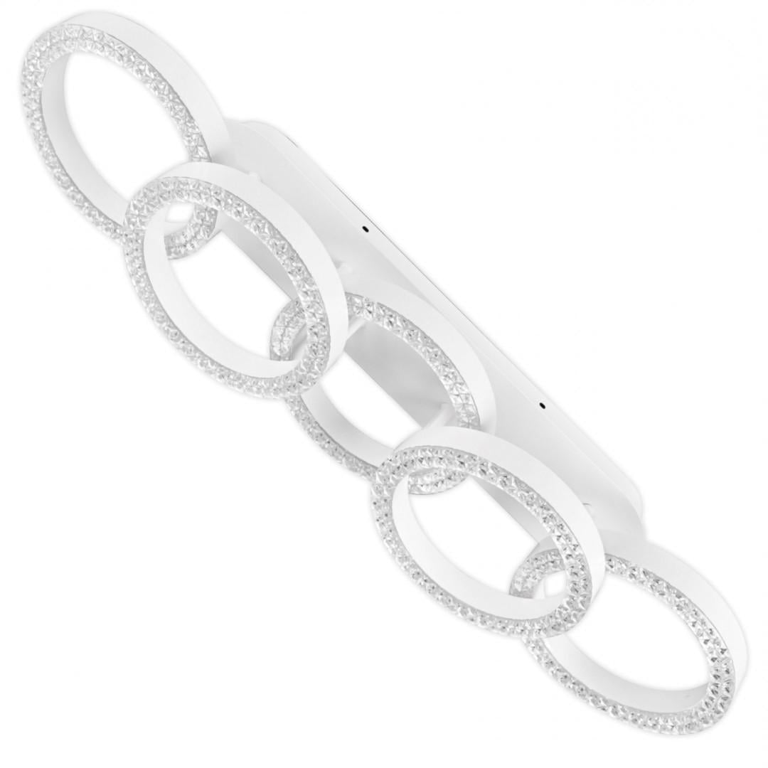Люстра CT-R-75-BK LED 75Вт 3000-6000К 300-6000 Лм пульт Черный (V6919120233288)