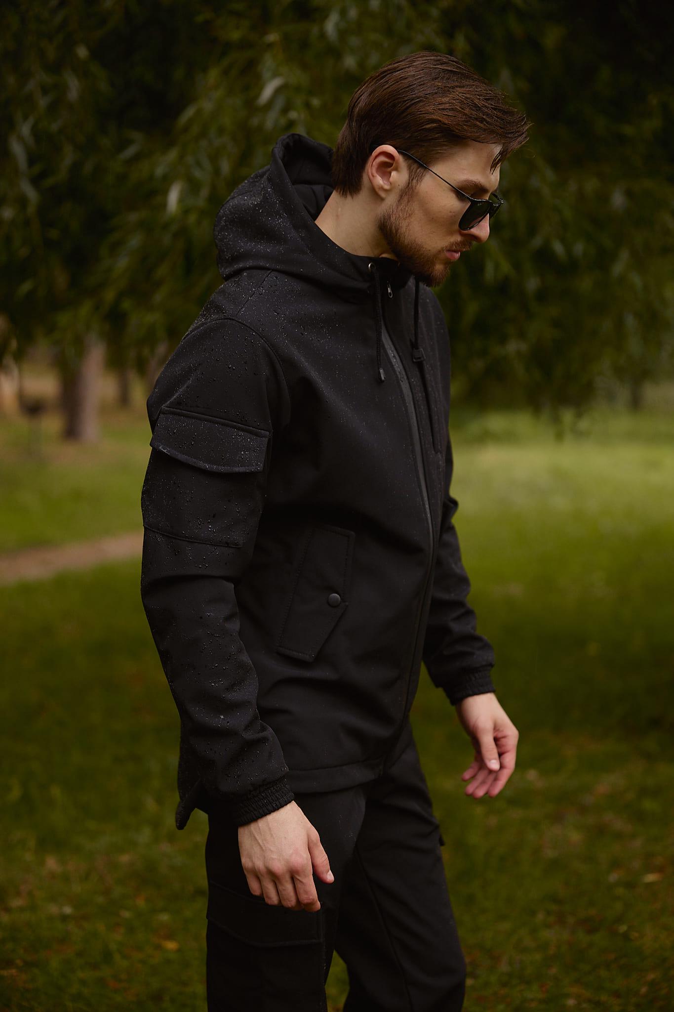 Куртка мужская Intruder softshell XL Черный - фото 5