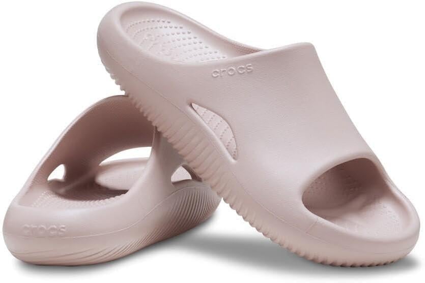Шльопанці жіночі утеплені Crocs Mellow Recovery Slide Clay р. 37-38 Рожевий (14785)