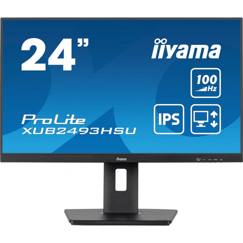Монитор безрамочный iiyama XUB2493HSU-B7 IPS 1920x1080 Full HD 24" 4W (26832331)