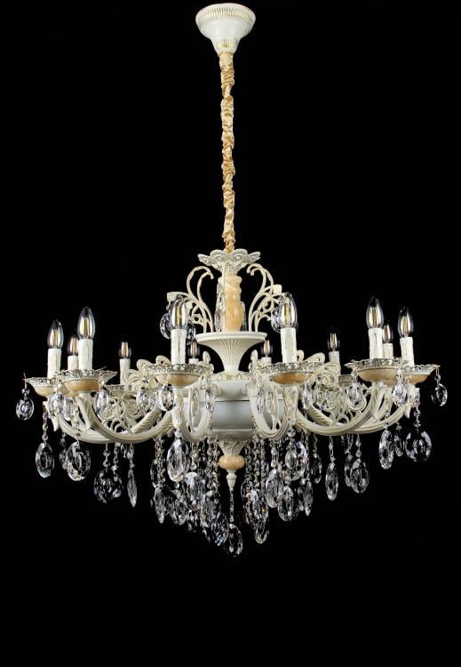 Люстра свеча Ray L05241/12+2P GWT (IR007066) Люстра свеча Ray L05241/12+2P GWT (IR007066)