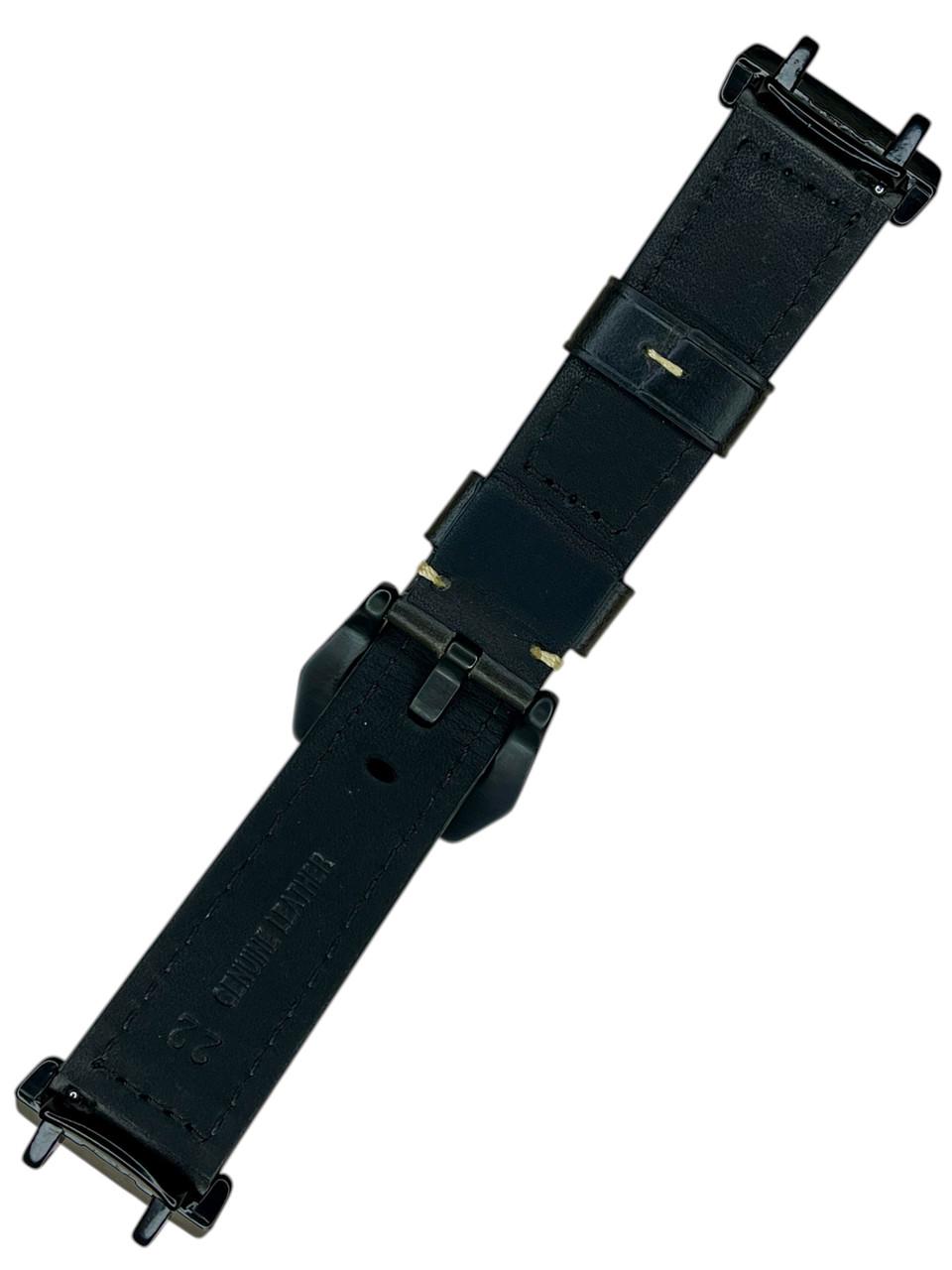 Ремешок кожаный Primolux F001 Black buckle для часов Xiaomi Amazfit T-Rex 3 W2323GL2N Dark Brown (2661897920) - фото 4 Ремешок кожаный Primolux F001 Black buckle для часов Xiaomi Amazfit T-Rex 3 W2323GL2N Dark Brown (2661897920) - фото 4