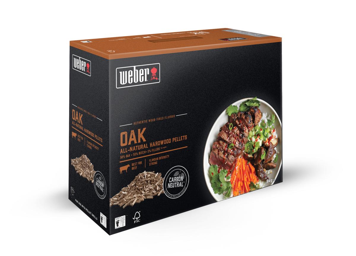 Деревні пелети Weber Oak Дуб 8 кг (18295)