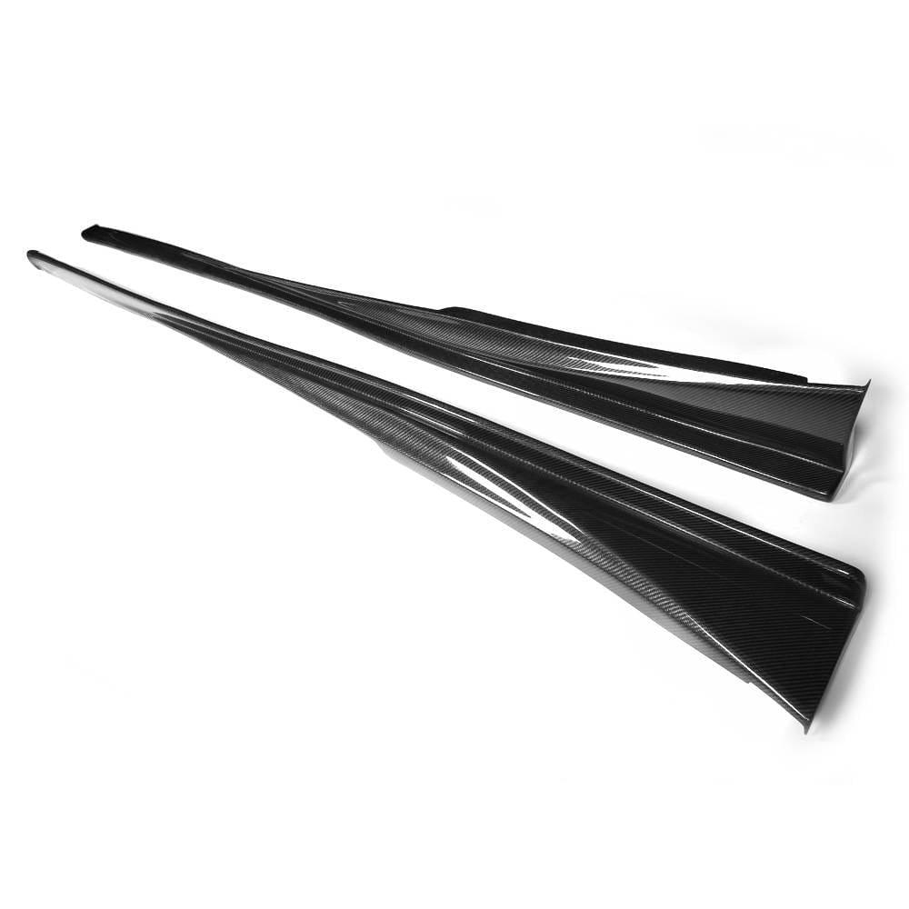 Пороги боковые для Base/F-Sport 2013-2020 DDCarbon для Lexus IS 2013-гг. натуральный карбон (150751)