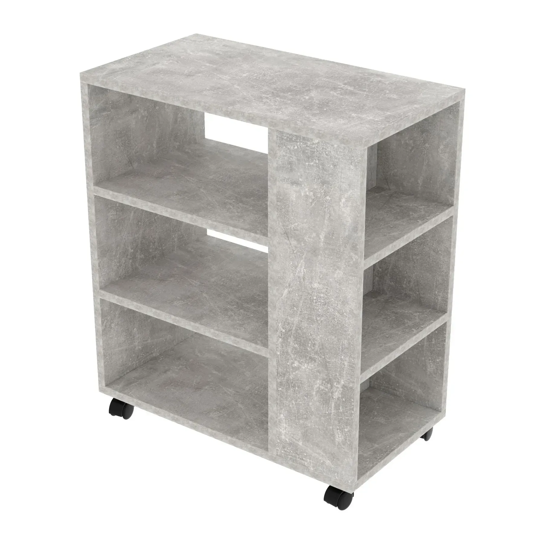 Тумба мобільна Kontinent ТМ-5 на коліщатках 550х300х650 мм Бетон (84075110) - фото 1 Тумба мобільна Kontinent ТМ-5 на коліщатках 550х300х650 мм Бетон (84075110) - фото 1