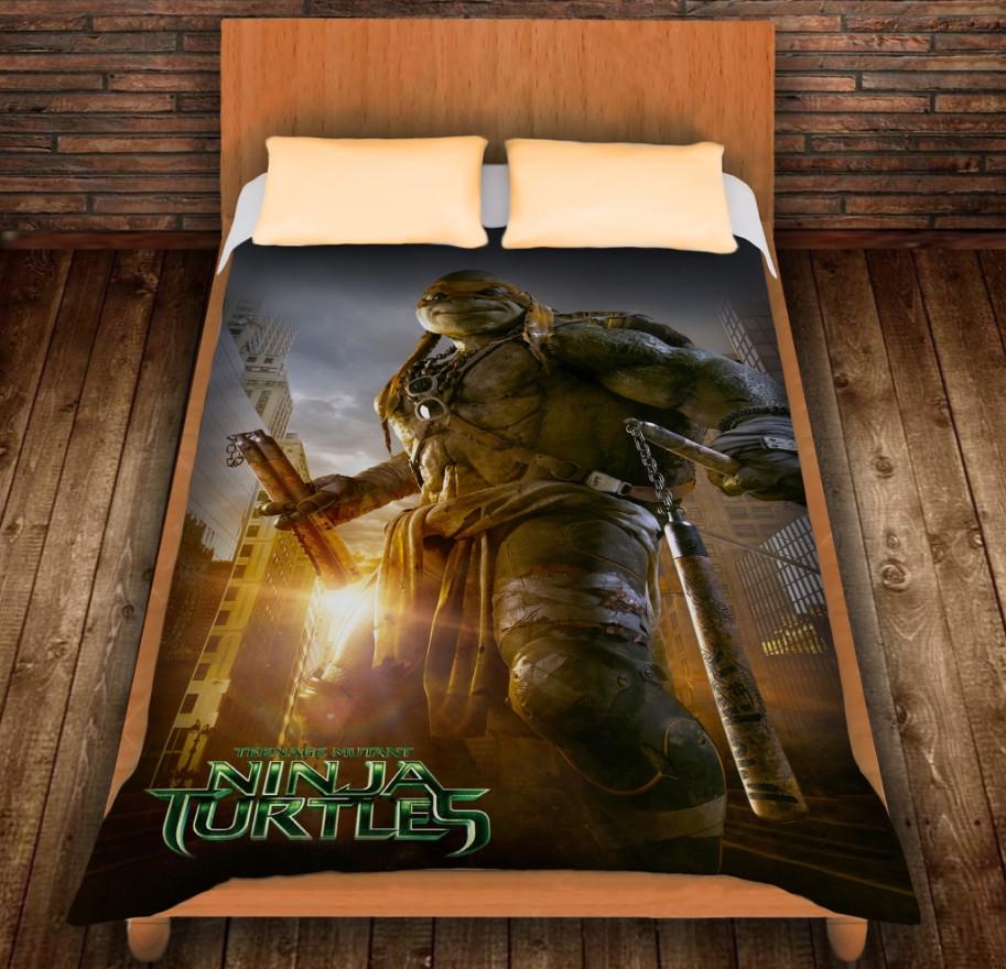 Плед с 3D принтом МикеланджелоЧерепашка Ниндзя 150x200 см (epi_0320)