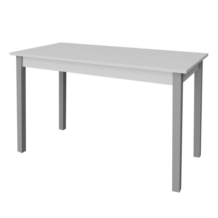 Стол обеденный прямоугольный Неман Мэн 1180х580 мм Белый/Серый (46376)