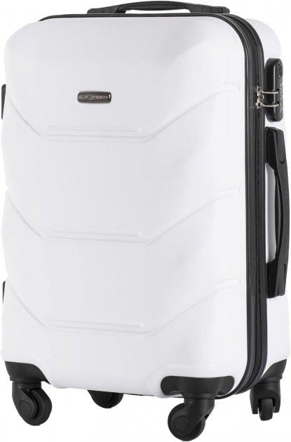 Чемодан пластиковый Wings 147 маленький Белый (8316288) - фото 1 Чемодан пластиковый Wings 147 маленький Белый (8316288) - фото 1