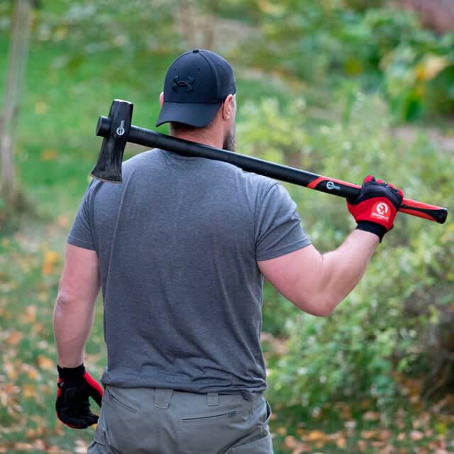 Колун кованый Intertool HT-0273 2500 г ручка из фибергласса (116895) - фото 9 Колун кованый Intertool HT-0273 2500 г ручка из фибергласса (116895) - фото 9