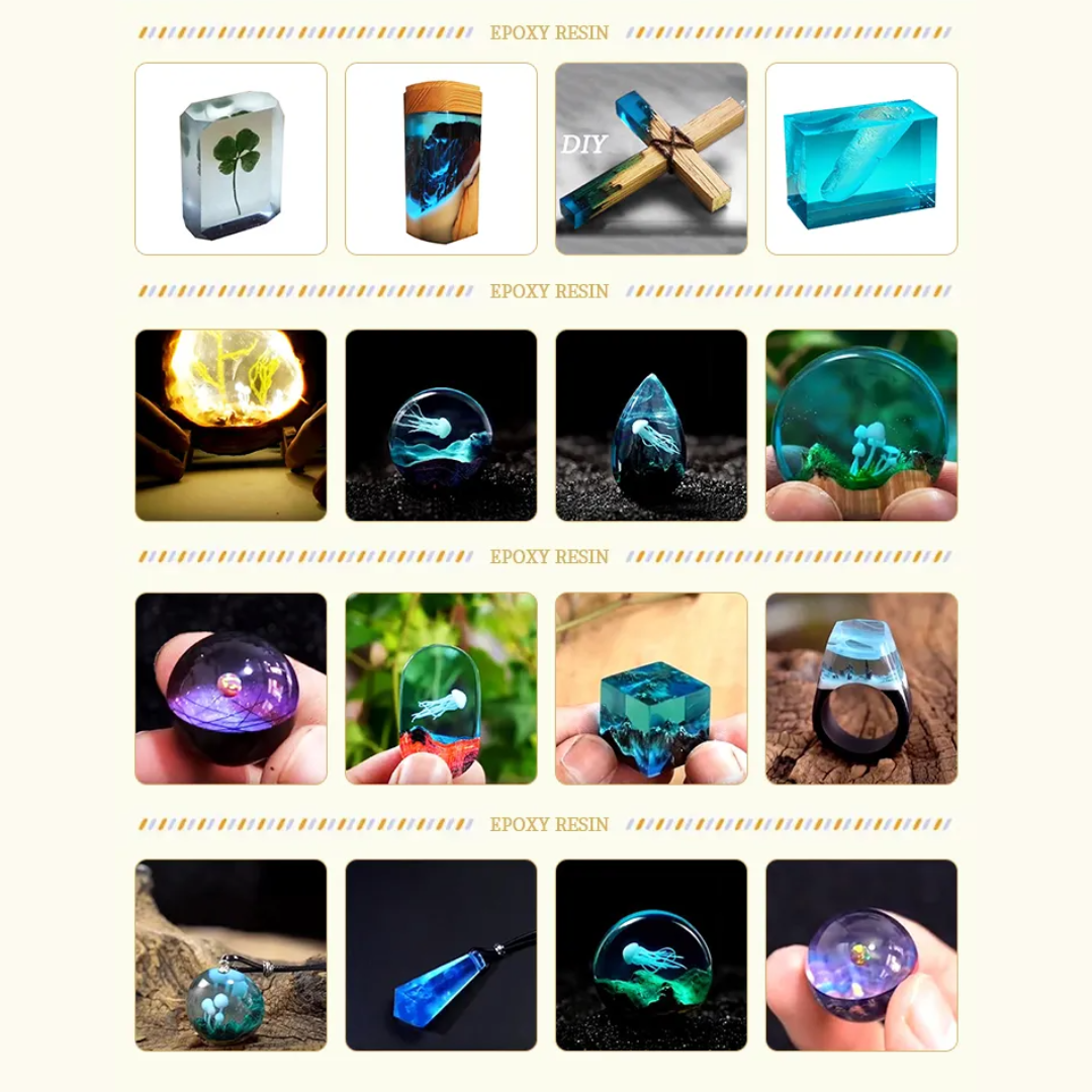 Епоксидна смола та аксесуари для творчості та DIY-виробів 24 пігменти - фото 7