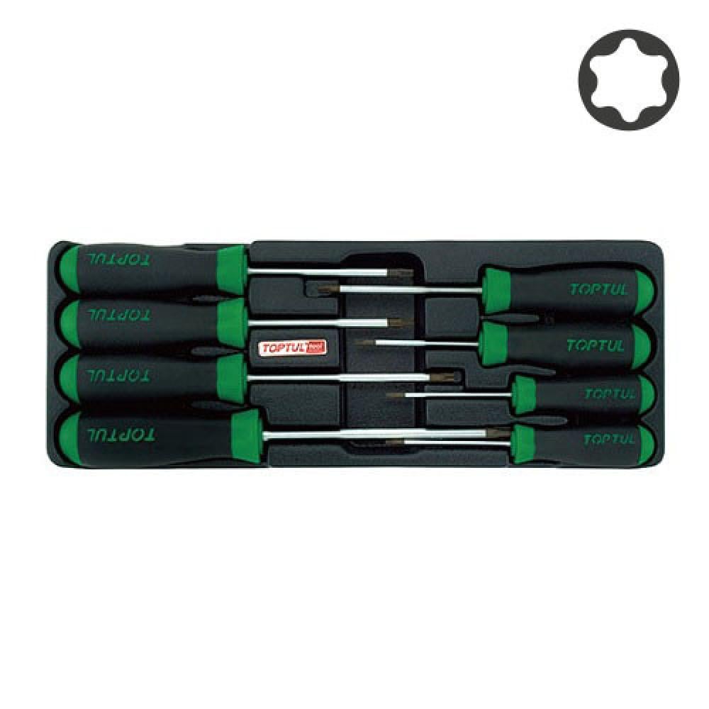 Набор отверток TORX T9-T40 в ложементе тип TOPTUL 8 шт. (GAAT0813)