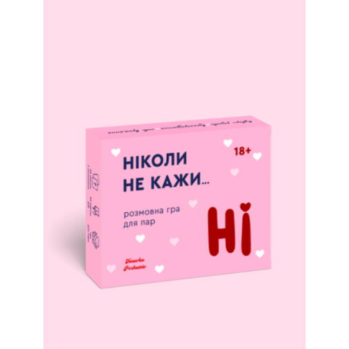 Игра для компании "Ніколи не кажи Ні"