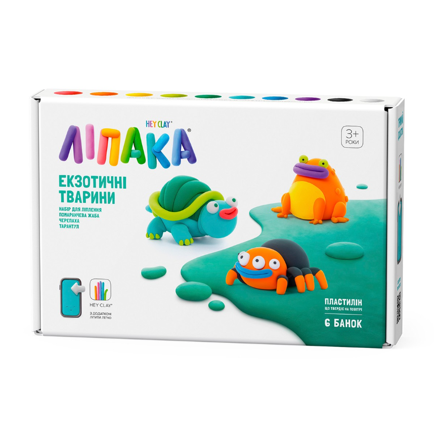 Пластилин воздушный Lipaka экзотические животные 9 цветов (10382) Пластилин воздушный Lipaka экзотические животные 9 цветов (10382)