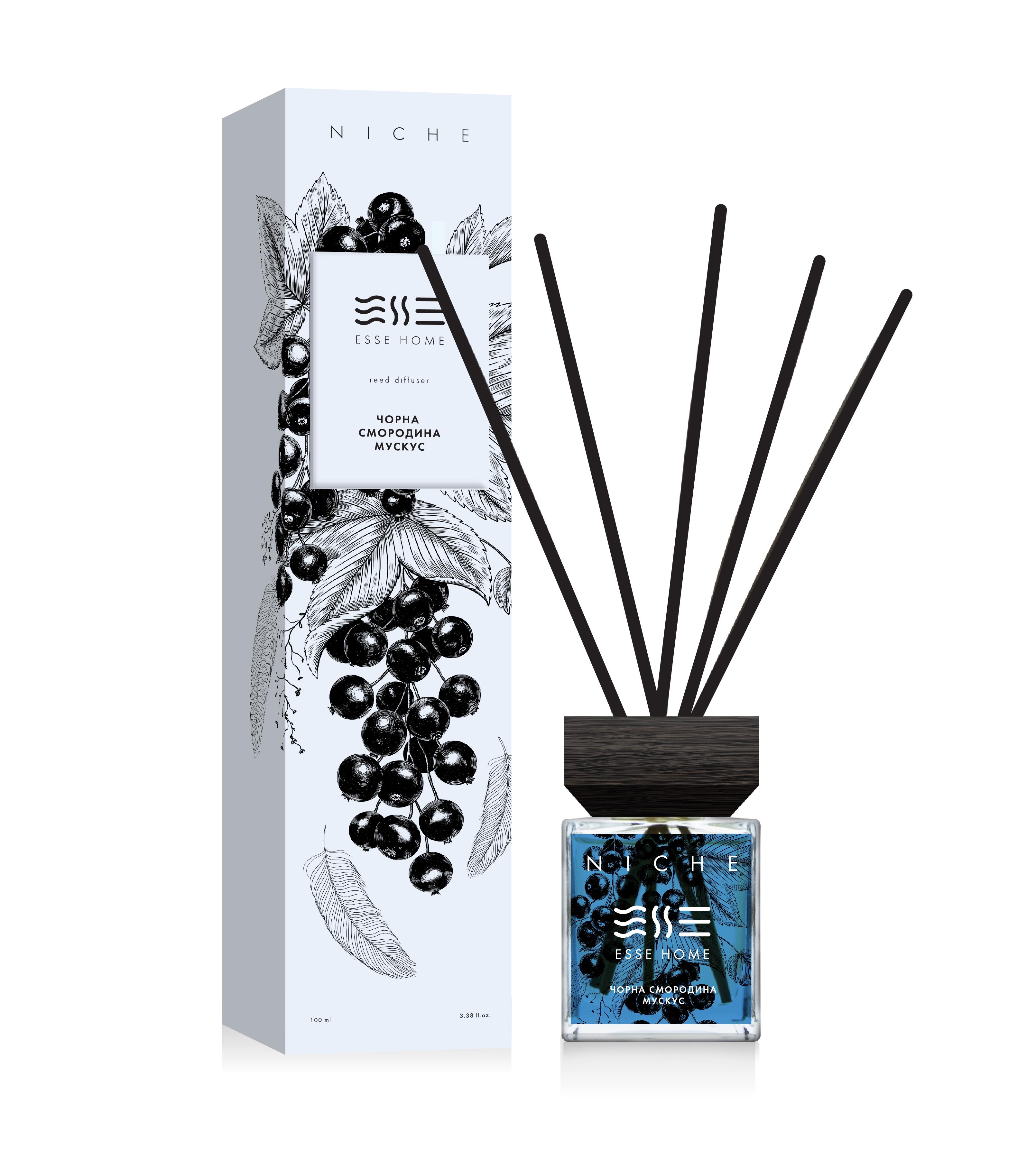 Аромадифузор Esse NICHE Чорна смородина Мускус 100 мл (HOME-N-CM)
