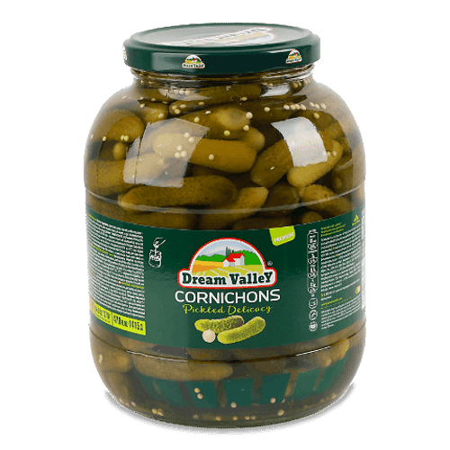 Корнішони Dream Valley Cornichons Pickled Delicacy 1415 мл