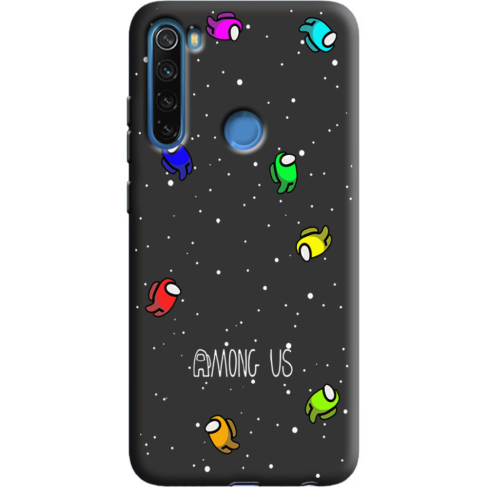 Чохол Boxface Xiaomi Redmi Note 8 Among Us Invisible Чорний силікон (38214-bk76-38332)