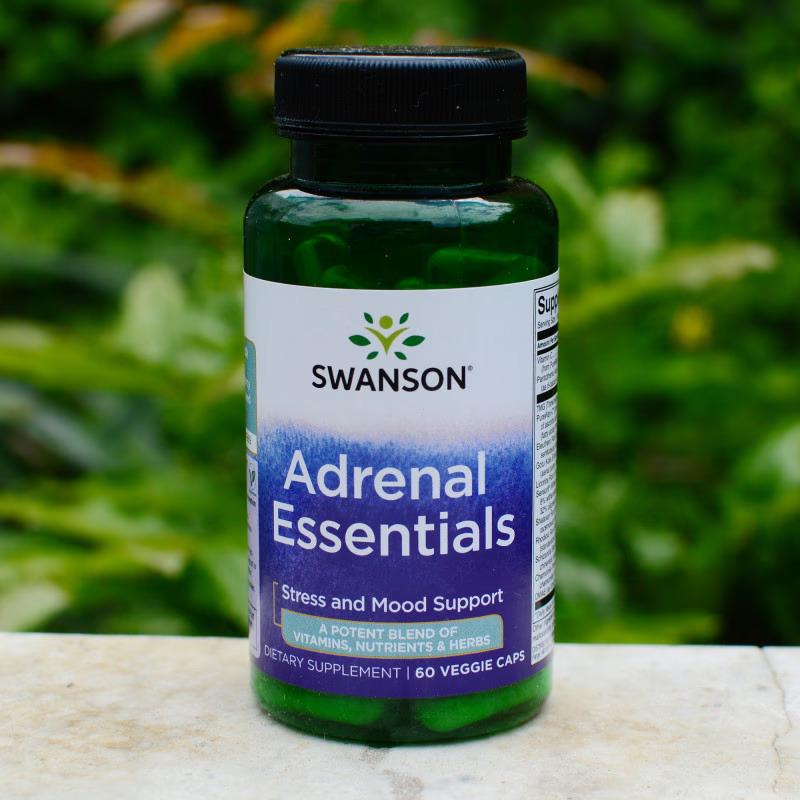 Вітаміни Swanson Adrenal Essentials для підтримки надниркових залоз 60 капсул - фото 2