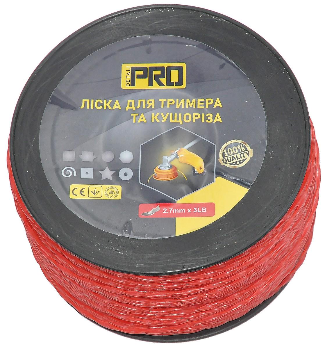 Леска косильная спираль эллипс d 2,7 мм 3 LB 274 м