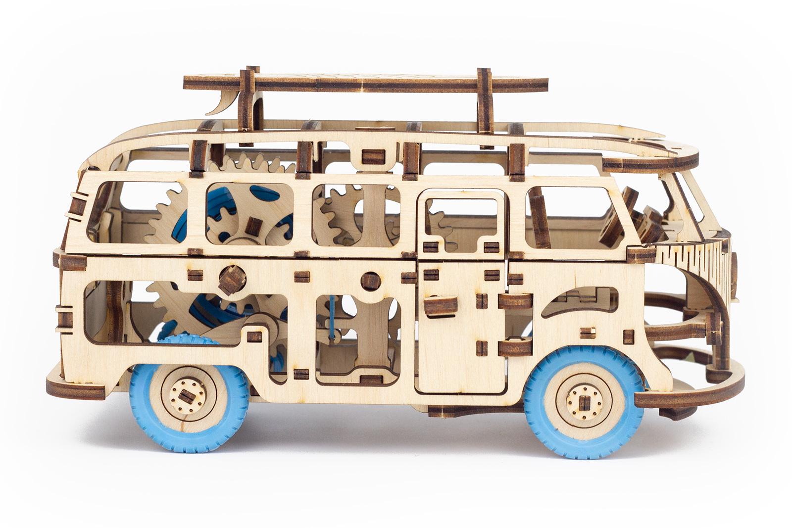 Конструктор механічний 3D Time for Machine Dream van автомобіль Блакитний (T4M380301BL) - фото 3 Конструктор механічний 3D Time for Machine Dream van автомобіль Блакитний (T4M380301BL) - фото 3