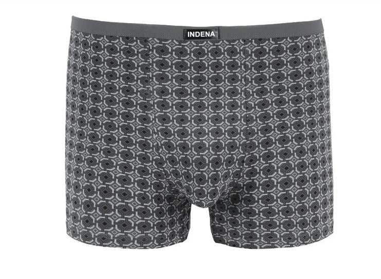 Мужские боксеры Батал стрейчевые INDENA 5XL 54-56 Темно-серый (11514)