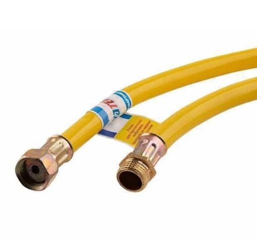 Шланг для підключення газу Waterstal ПВХ гайка-штуцер 1/2"x1/2" 40 см (WS 041 HG) - фото 2 Шланг для підключення газу Waterstal ПВХ гайка-штуцер 1/2"x1/2" 40 см (WS 041 HG) - фото 2