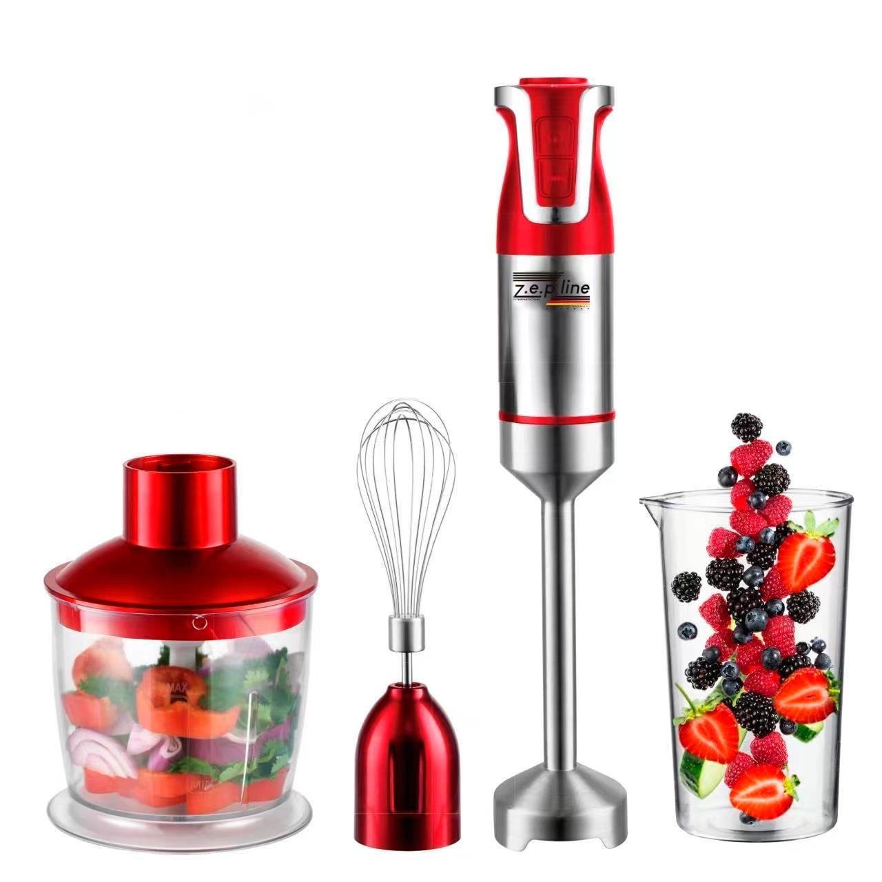 Блендер 5в1 Zepline ZP-074 с разными насадками Красный Блендер 5в1 Zepline ZP-074 с разными насадками Красный