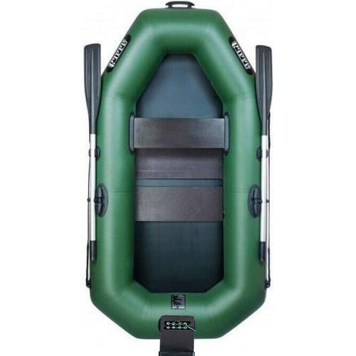Надувная лодка Ладья ЛТ-220СТ ПВХ 1-о местная/гребная с транцем/реечное дно