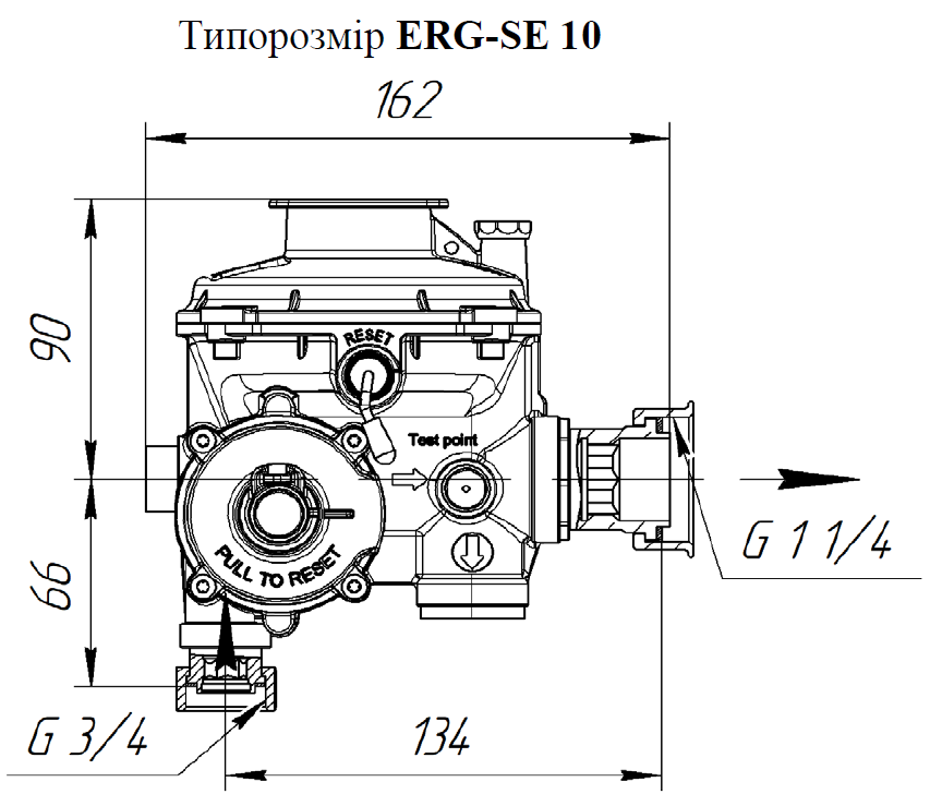 Регулятор давления газа ERG-SE 10 аналог РДГС-10 (17726723) - фото 3