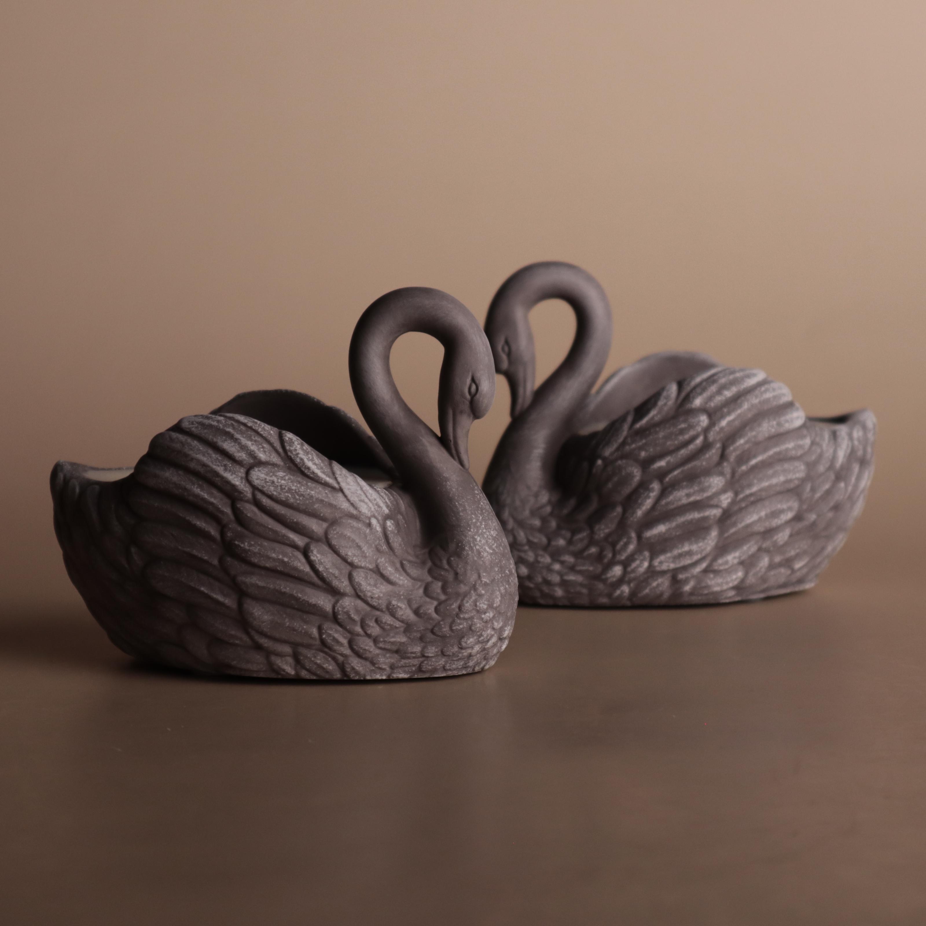 Подарунковий набір аромасвічок Wax Harmony Ваніль Лебеді Сірий (300641)