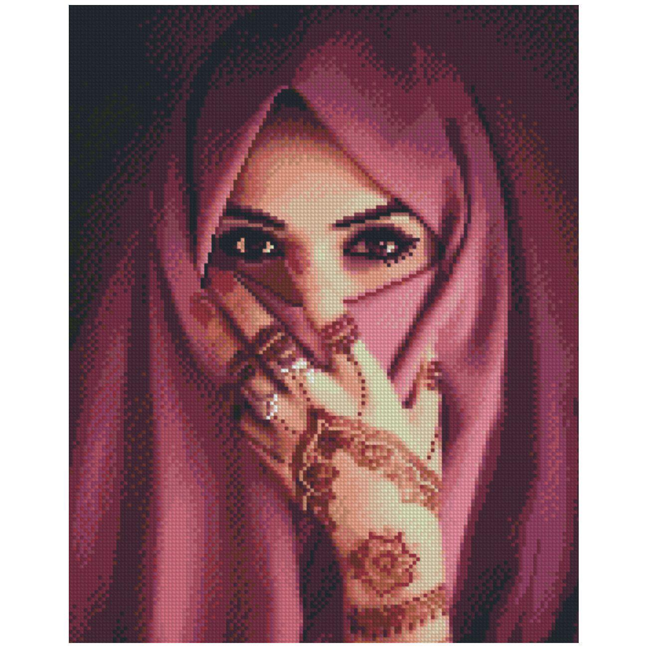 Алмазная мозаика Strateg Завораживающий взгляд 40х50 см (Str-FA0002)