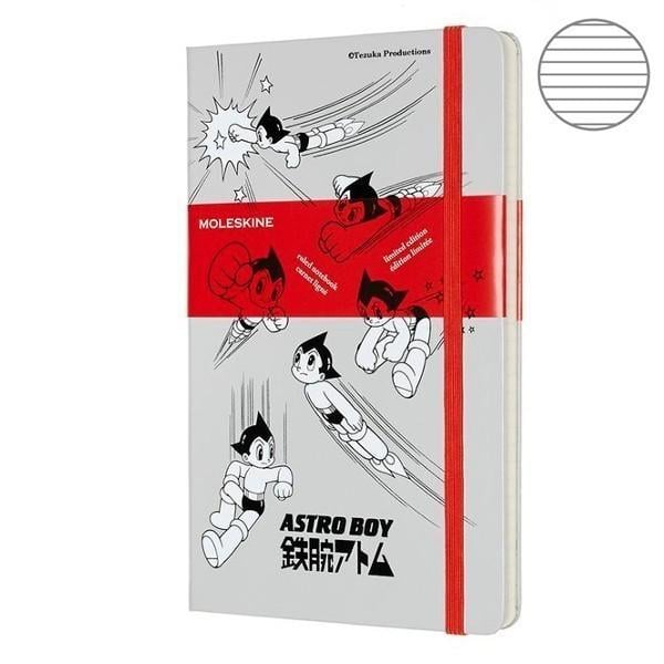 Блокнот Moleskine Astro Boy средний Серый (LEABQP060G26) - фото 2