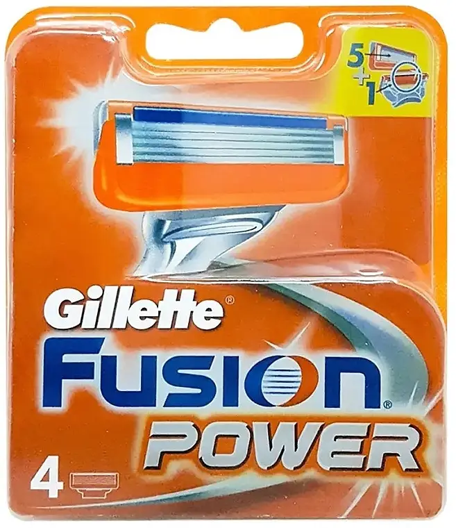 Лезвия для бритья Gillette Fusion5 Power 4 шт. (NLU9W7) - фото 6