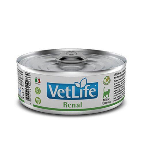 Корм для кошек влажный Farmina Vet Life Renal для поддержания функции почек 85 г