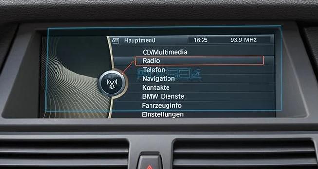Стекло защитное Pixsel гибридный глянец на монитор BMW X5 8,8“ 2007 2013 E70