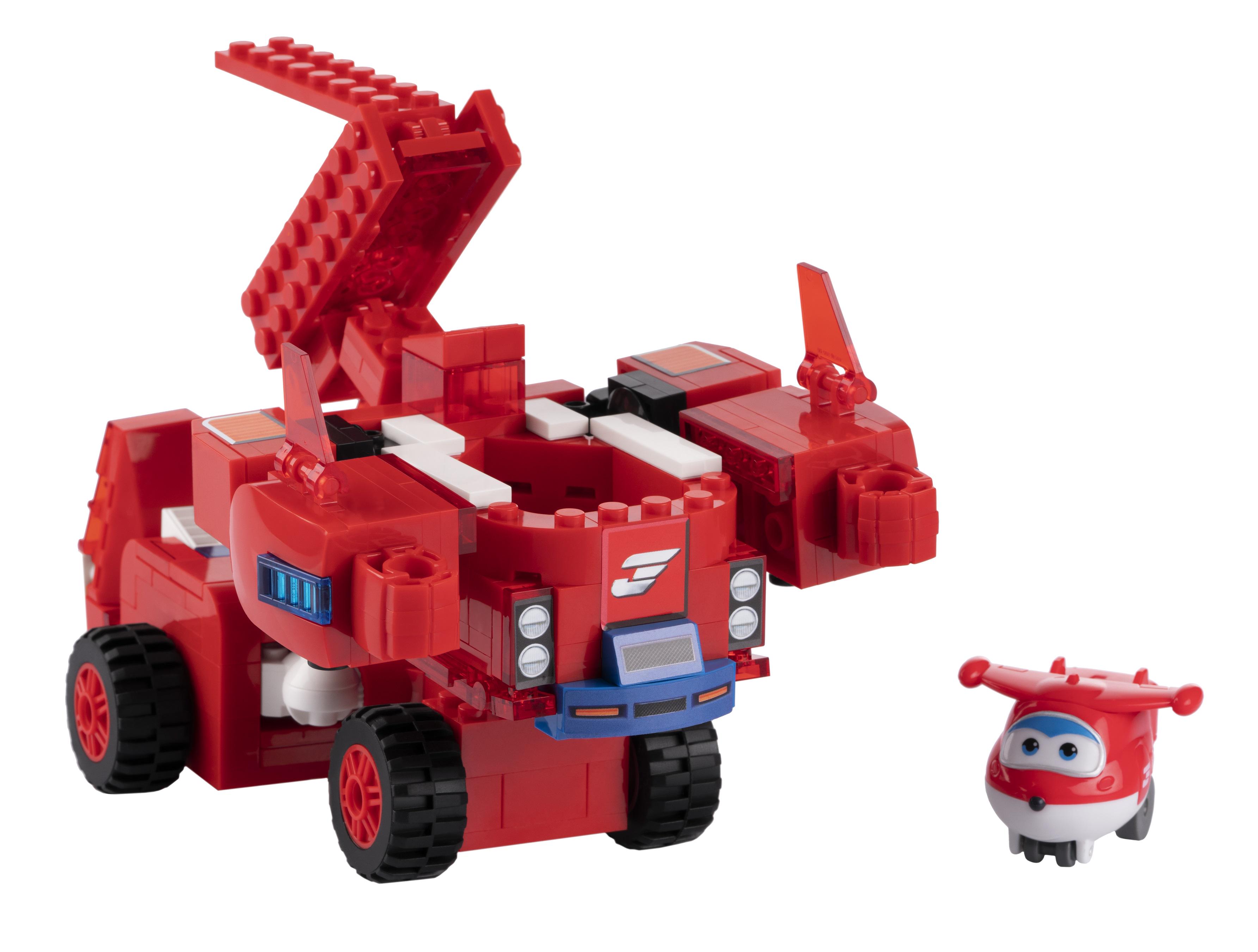 Конструктор Super Wings Small Blocks 2в1 Buildable Transforming Vehicle Jett (EU385005) - фото 4