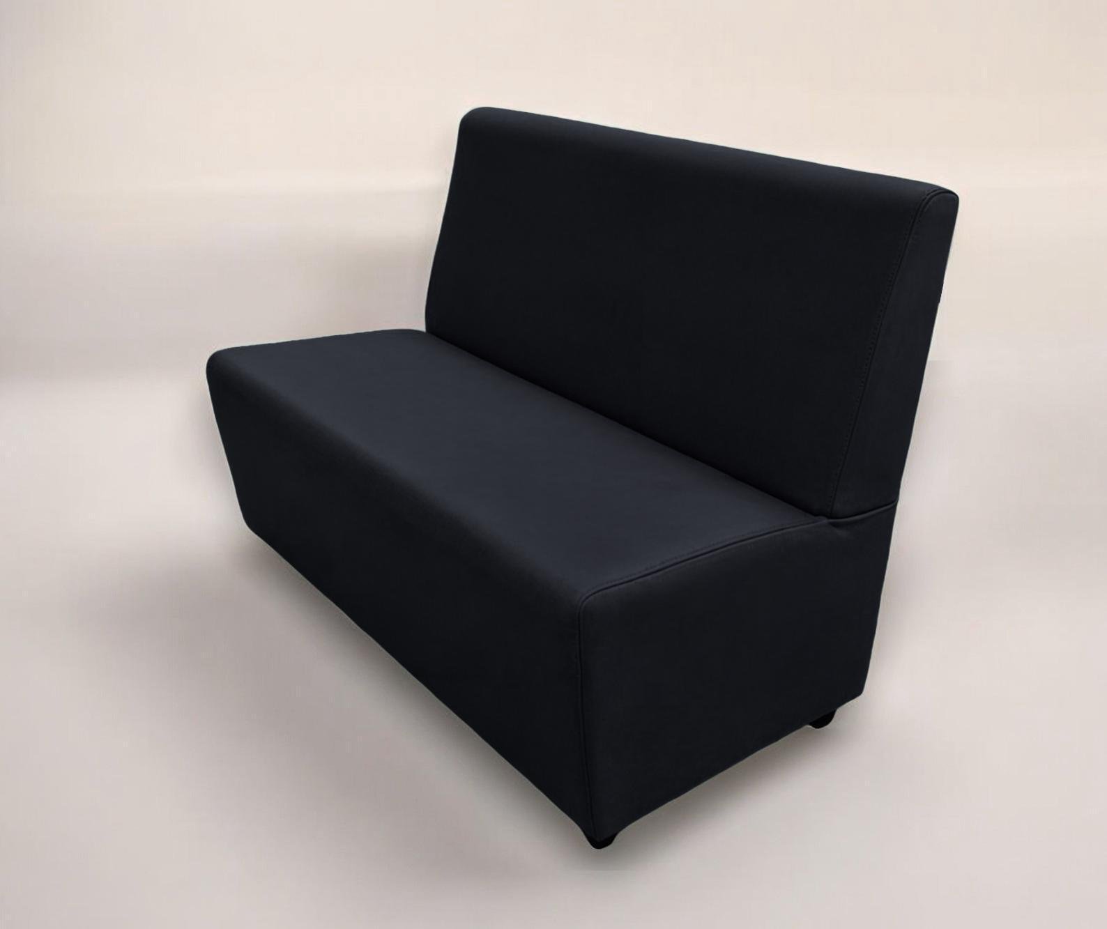 Диван для кафе Tobi Sho Прайм с высокой спинкой без подлокотников 1000x630x850 мм кожзам Черный (2230) - фото 2 Диван для кафе Tobi Sho Прайм с высокой спинкой без подлокотников 1000x630x850 мм кожзам Черный (2230) - фото 2