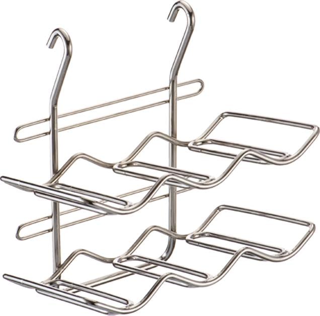 Полка на рейлинг Lemi для бутылок Хром (31805)