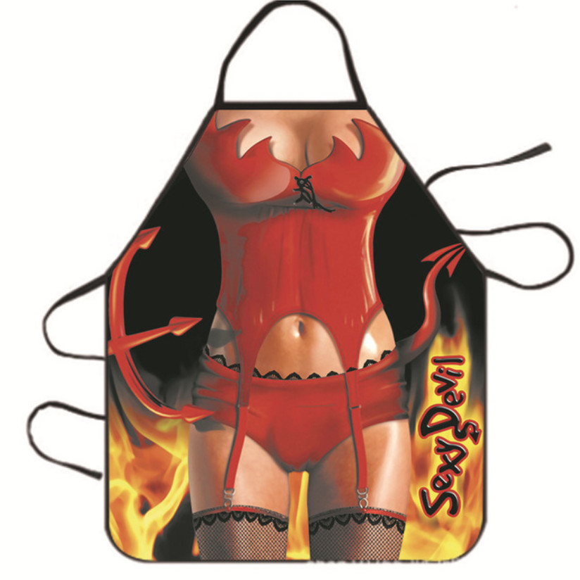 Фартух із приколом Леді чортик 5596 71х54,5х0,2 см (4228461)