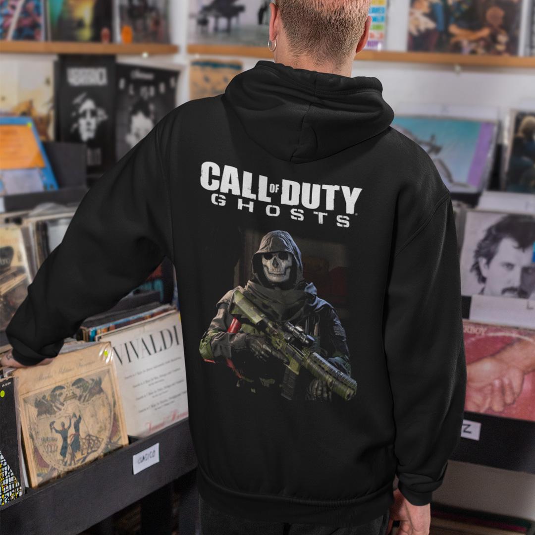ᐉ Худи мужское флисовое Call Of Duty Ghost 2XL Черный